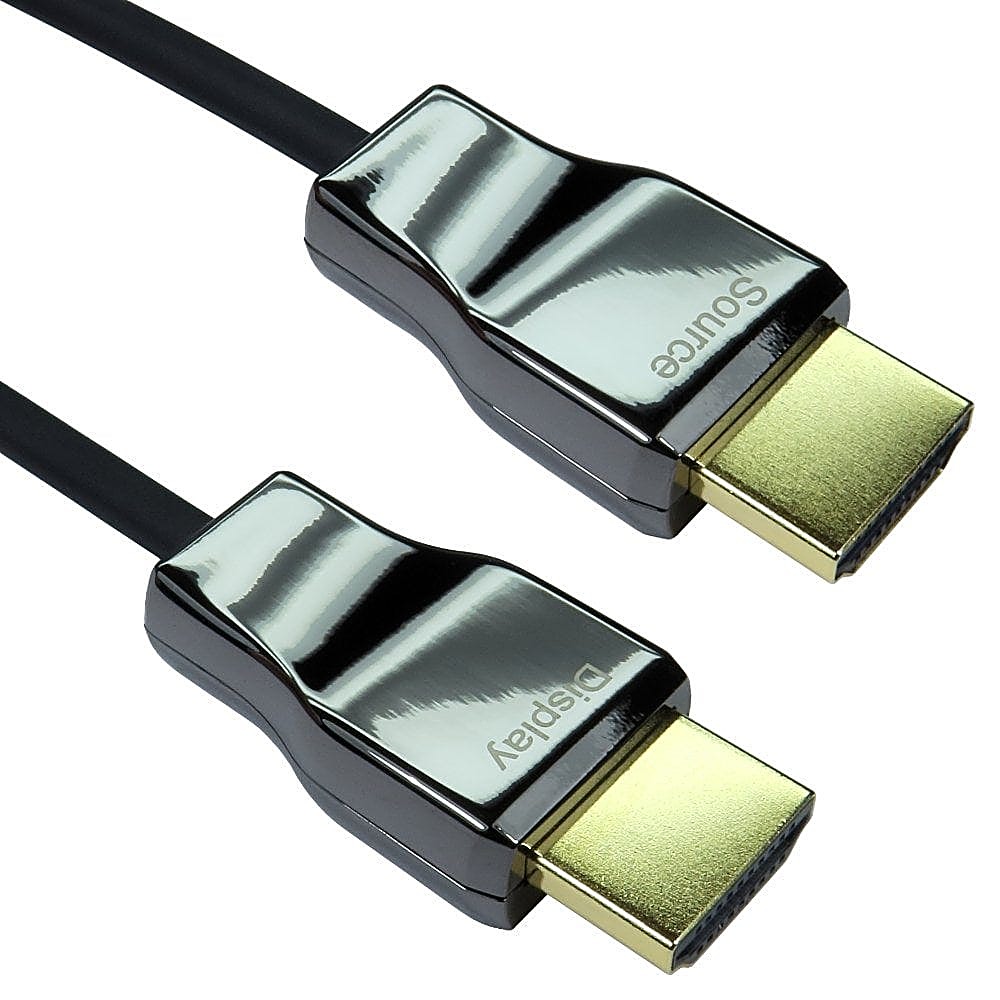 10m HDMI 2.1 Armoured Fibre Optic Cable Slim