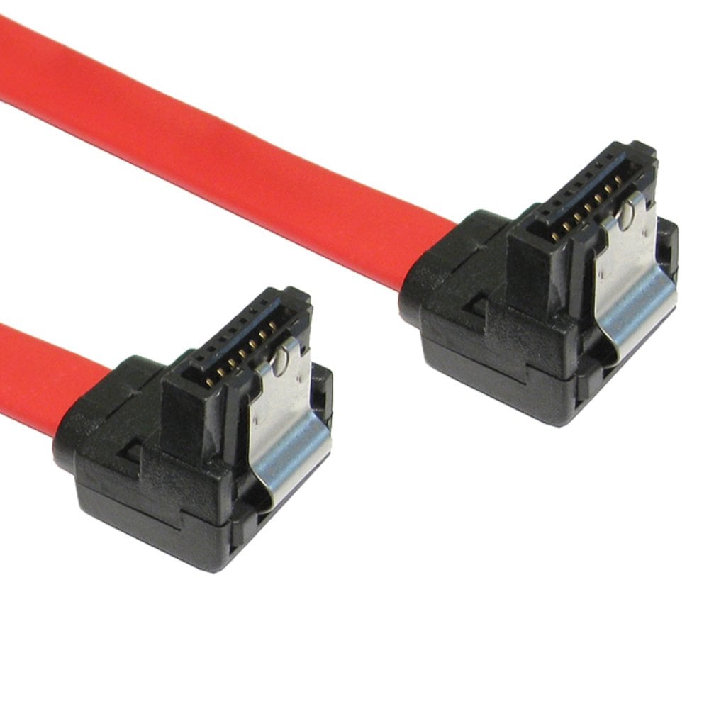 Locking SATA Cable SATA 2 3Gbps 90 Degree