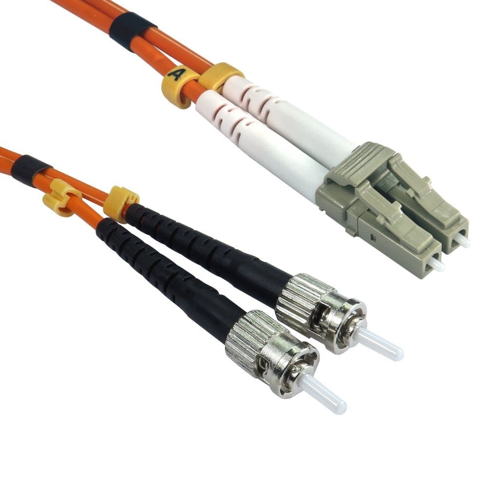 3m OM2 Fibre Optic Cable LC-ST orange 50/125