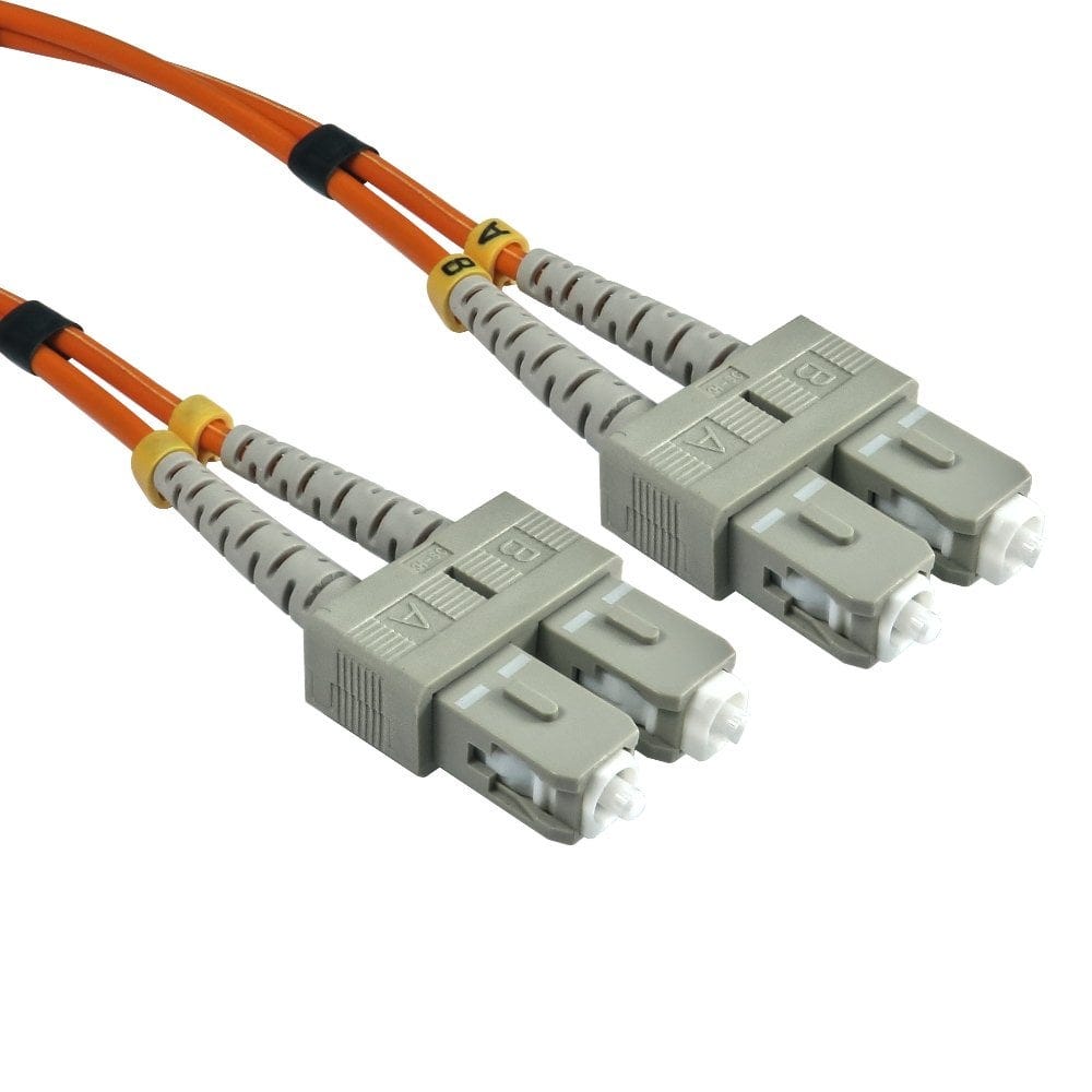 3m OM2 Fibre Optic Cable SC-SC orange 50/125