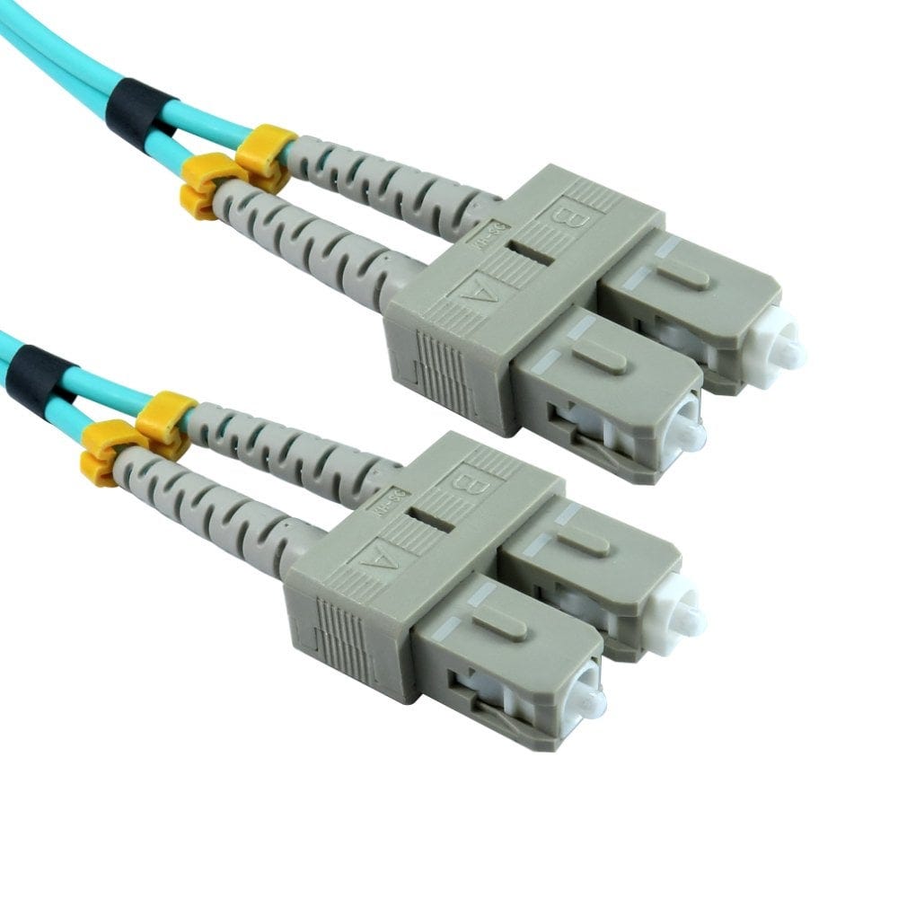 5m OM4 SC SC Fibre Optic Network Cable 50/125