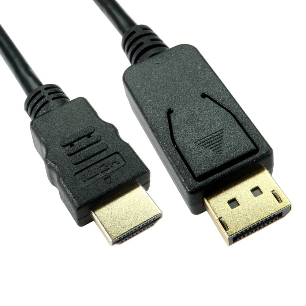 1m DisplayPort To HDMI Cable
