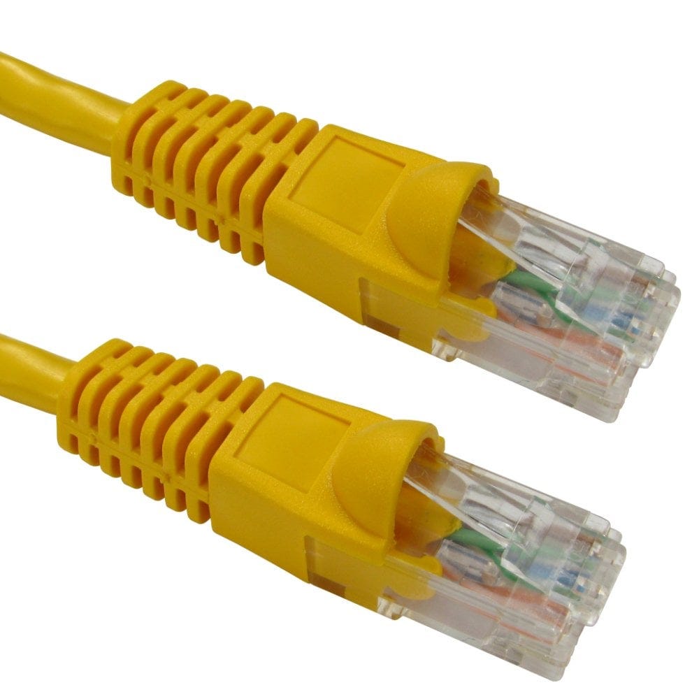 2m Snagless CAT6 Patch Cable Yellow 24 AWG
