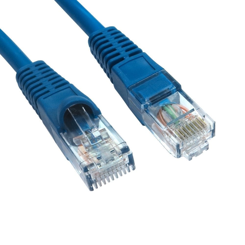 0.5m LSZH Snagless CAT6 Patch Cable Blue 24 AWG