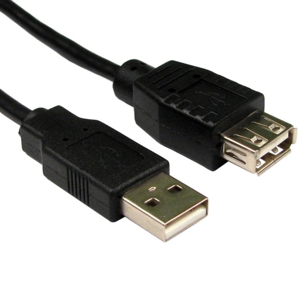 12cm Short USB 2.0 A-Male to A-Female Extension Cable