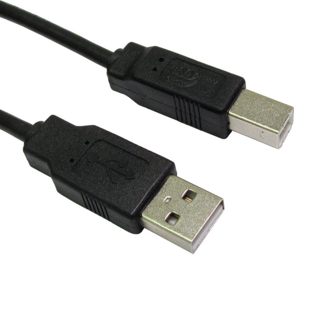1m USB 2.0 A B-Male Data Cable