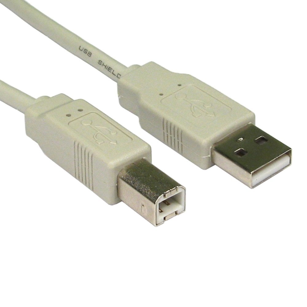 1.8m USB 2.0 A B-Male Data Cable