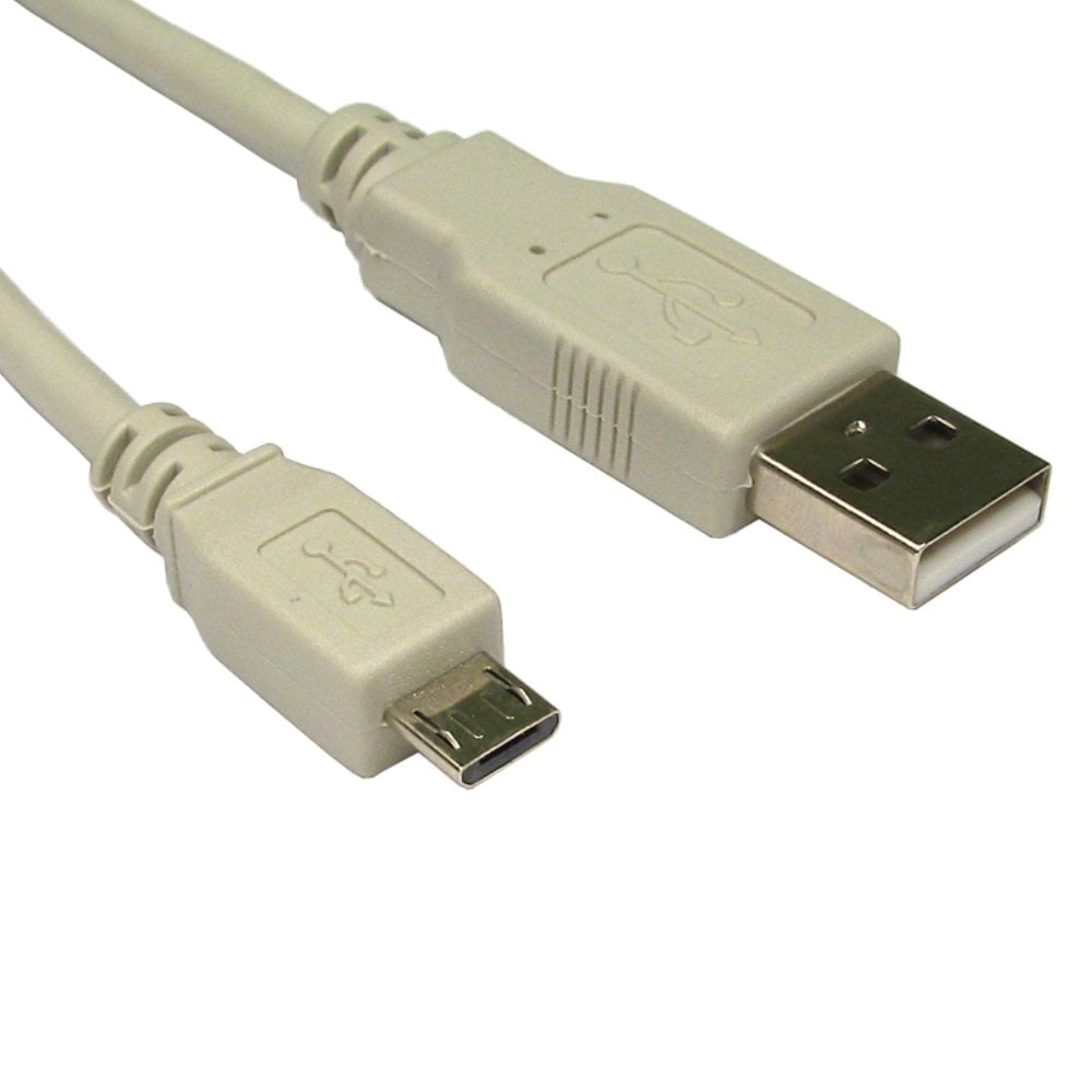 1.8m USB 2.0 Micro B cable, Beige