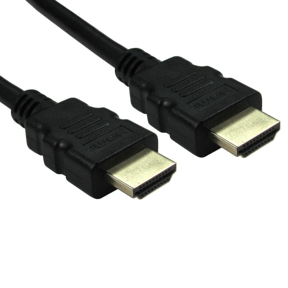 1m Certified UHD HDMI 2.1 Cable Black 4k 120Hz, 8k 60Hz