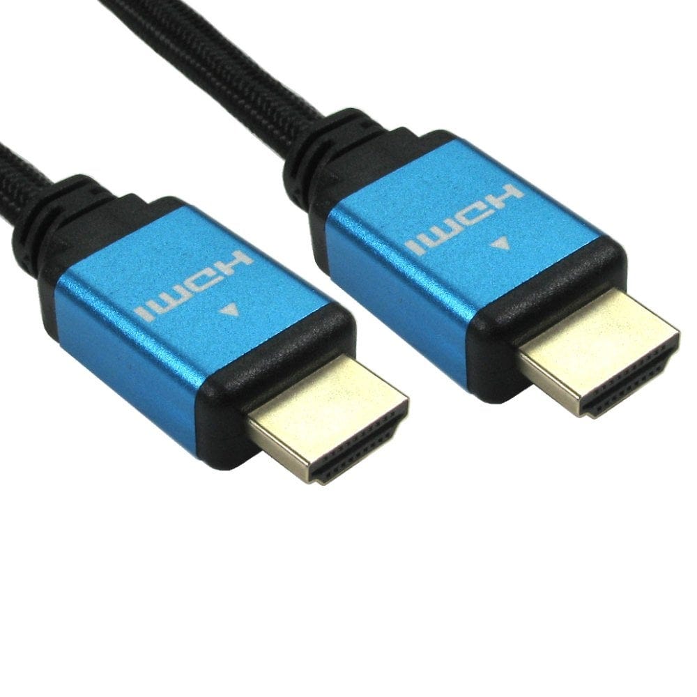 1m HDMI 2.1 Certified Cable Blue 4k 120Hz, 8k 60Hz
