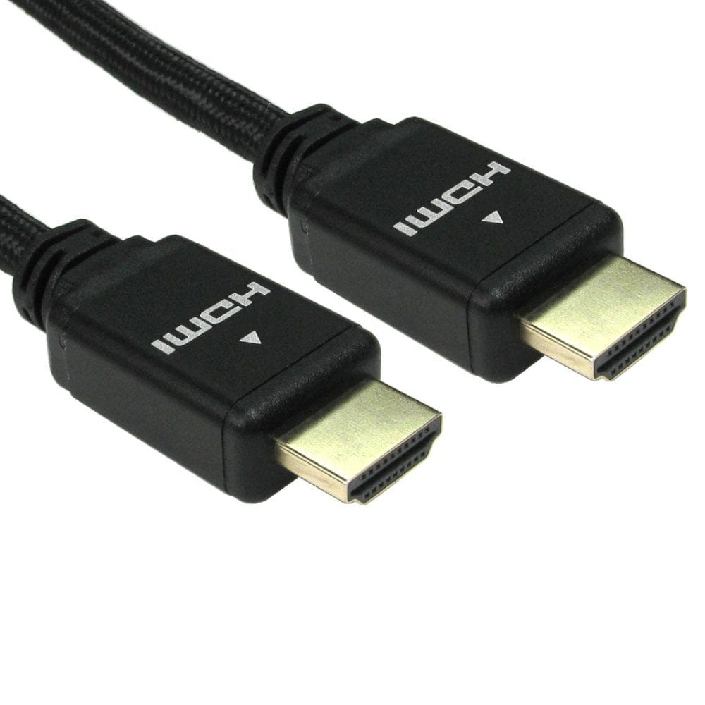 2m UHD Certified HDMI 2.1 Cable Black 4k 120Hz, 8k 60Hz