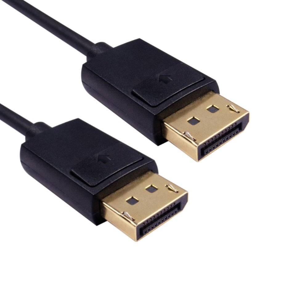 Slim Displayport Cable 2m, 8k Resolution with Graphene Shielding