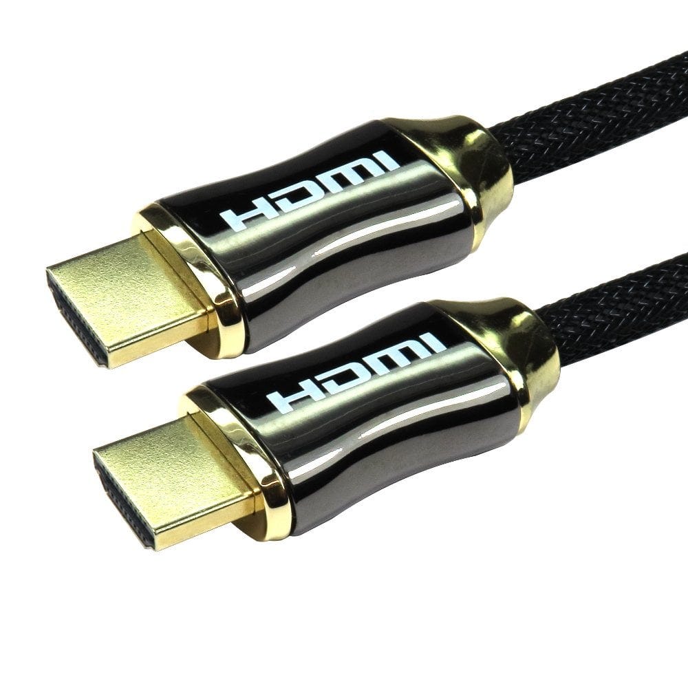 Nylon Braided Premium Gold HDMI Cable 10m