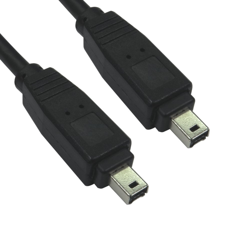 1m 4-Pin M 4-Pin M Firewire 400 Black Cable