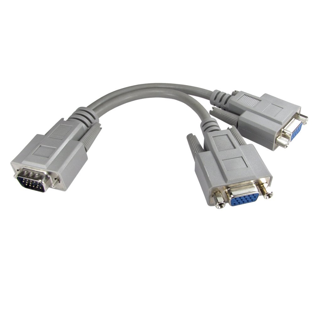 HD15 Male to 2x HD15 Female video splitter