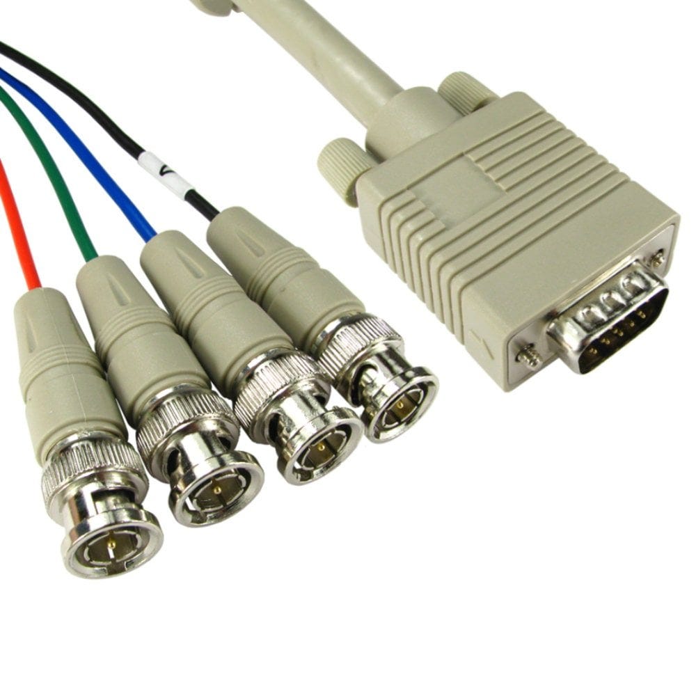 2m SVGA 4x BNC Plugs Cable