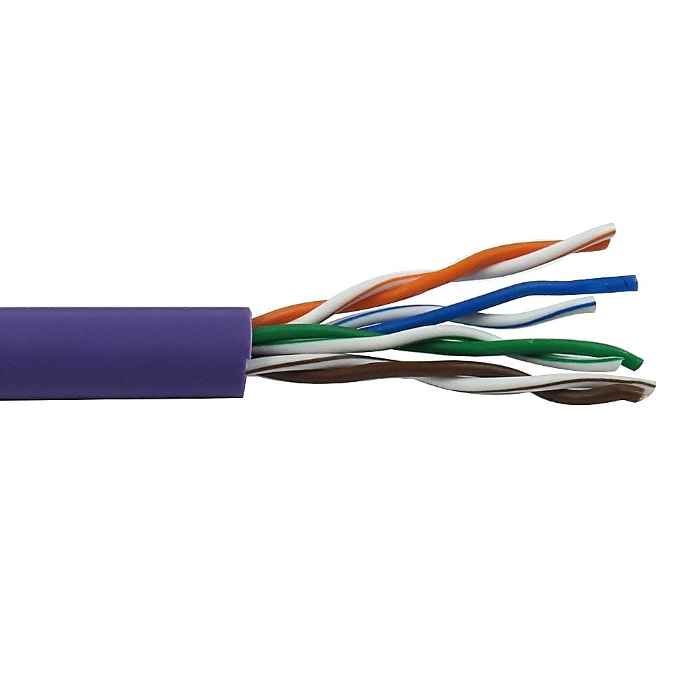 305m CAT5e Network Cable Violet LSZH