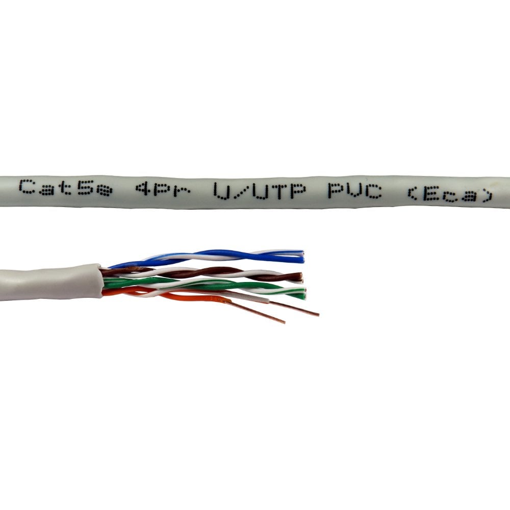 305m Box CAT5e UTP Network Cable Pure Copper 24AWG