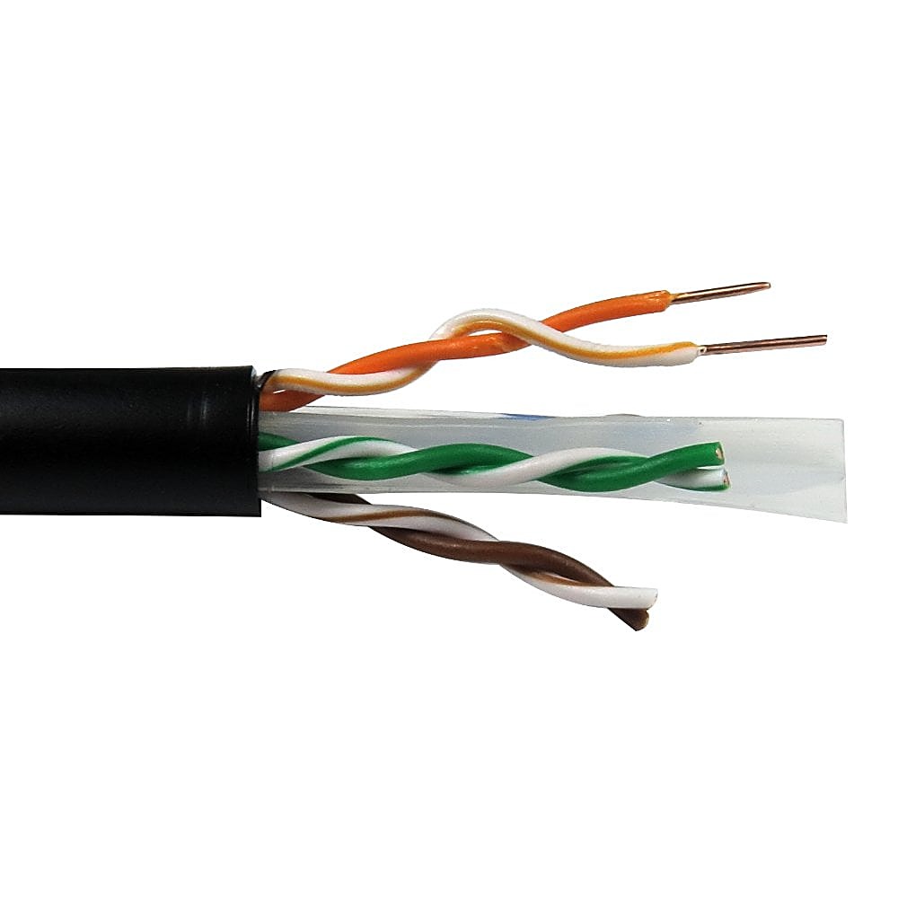 305m CAT6 Outdoor Network Cable Black LDPE