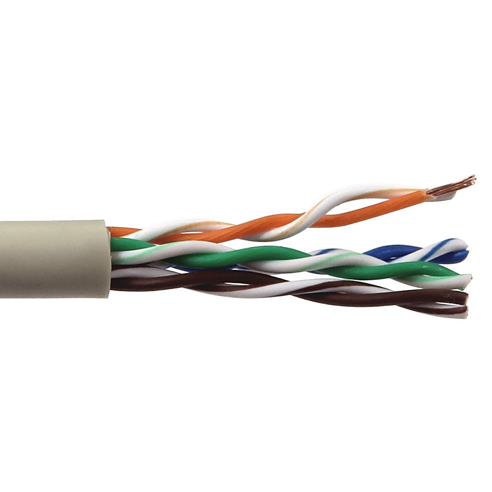 305m CAT5e Network Cable Grey PVC