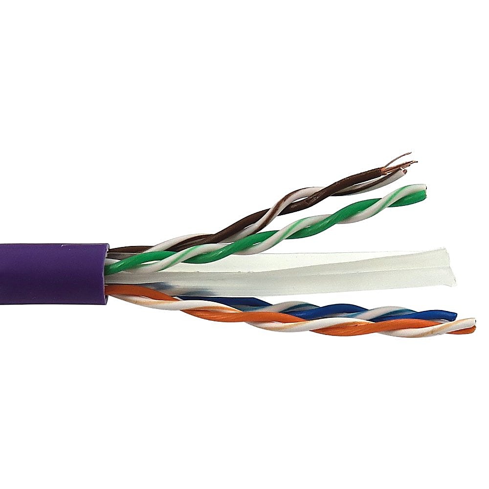 305m CAT6 Network Cable Violet U/UTP LSZH