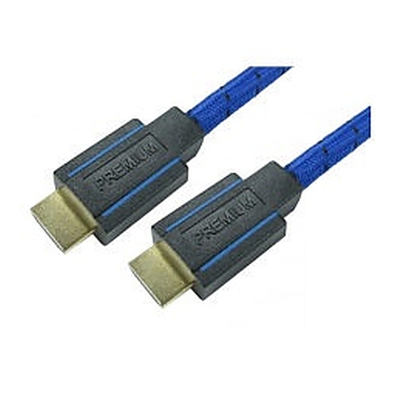 3m Premium Certified HDMI Cable 18Gbps 4k 60Hz Blue