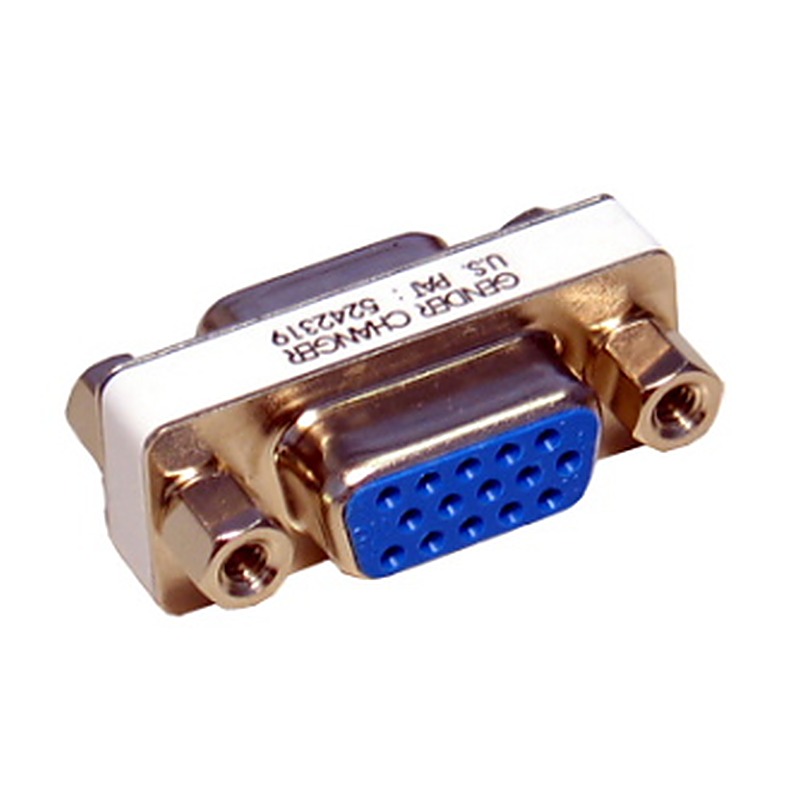 D15 High Density F/F Slimline Gender Changer