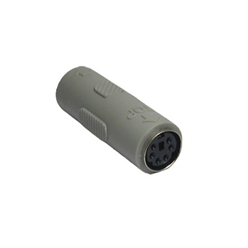 6-Pin Mini DIN F/F Slimline Gender Changer