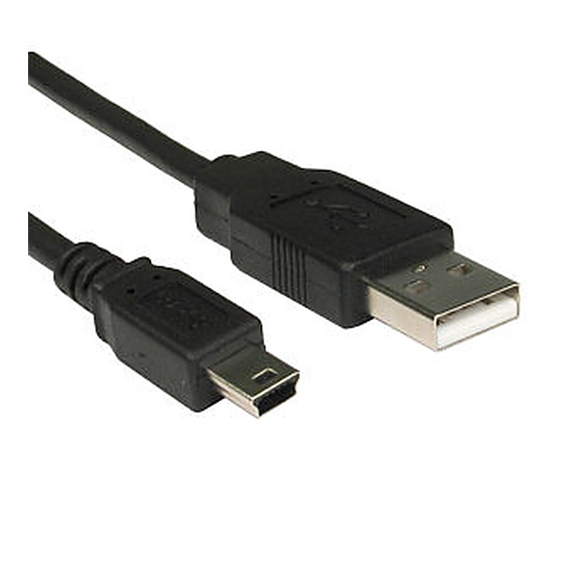 1.8m USB 2.0 A-Male to Mini B Cable
