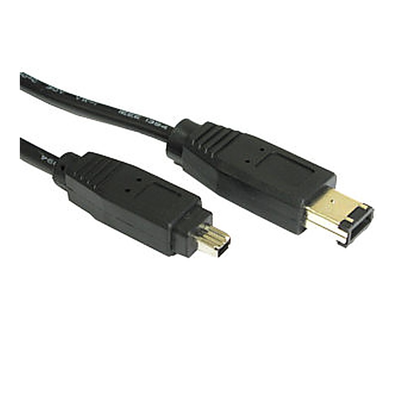 2m Firewire 6-Pin to 4-Pin