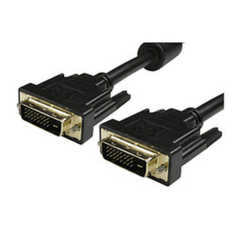 1m DVI-D Cable Dual Link 24+1 Pins