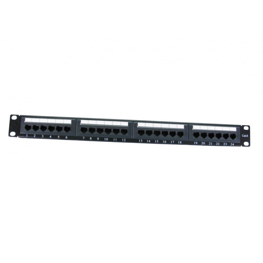 24-Port CAT6 Patch Panel