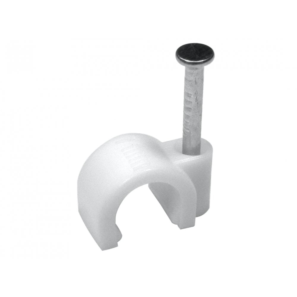 7mm Cable Clips - Nail in 50 Pack