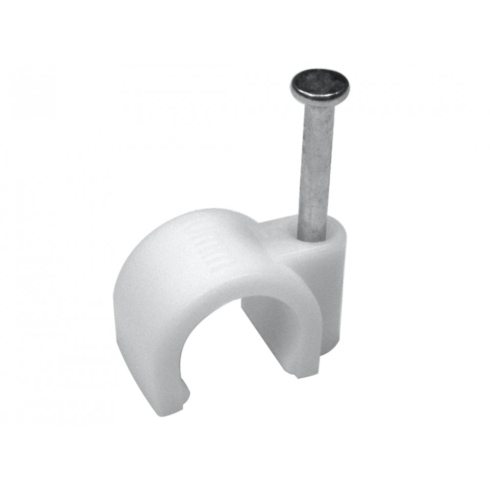10mm Cable Clips - Nail in 50 Pack