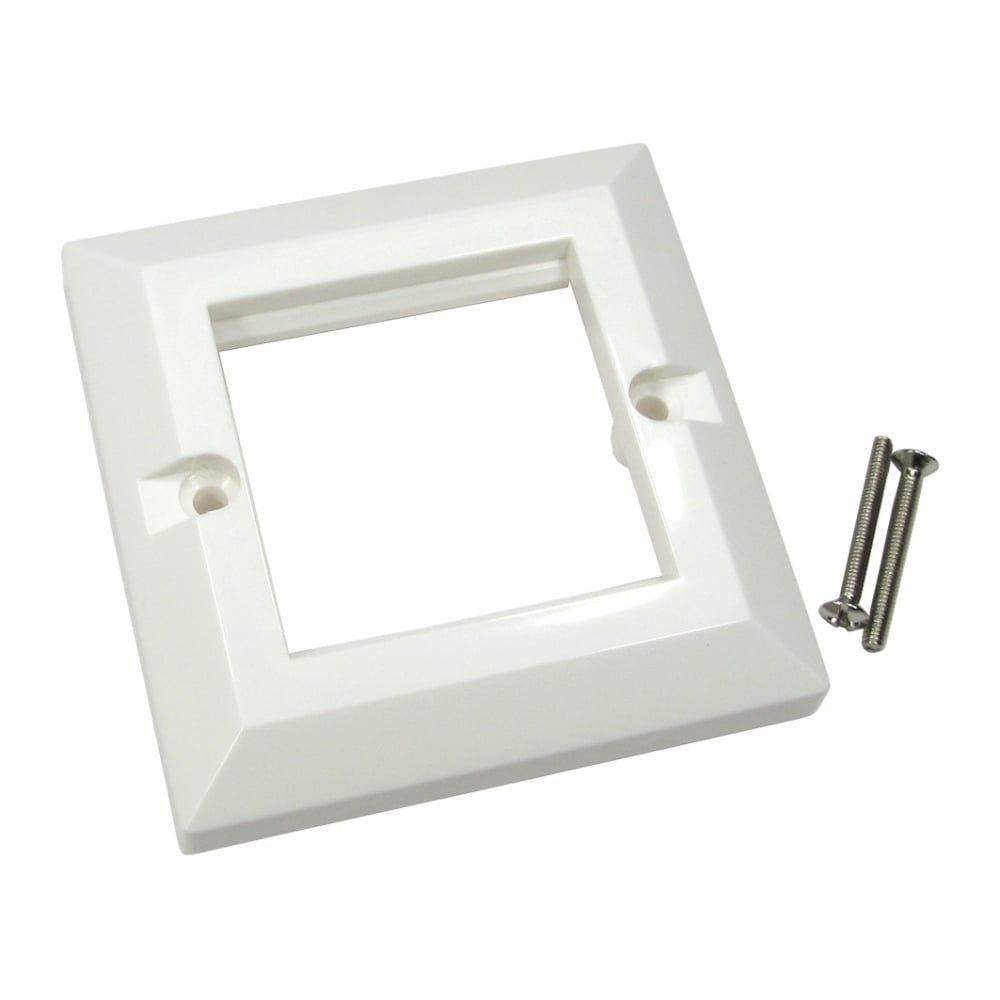 Single Gange Euro Faceplate Frame for 2 Modules