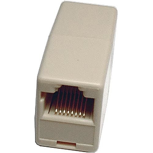 RJ45 Inline Coupler 8P8C Beige