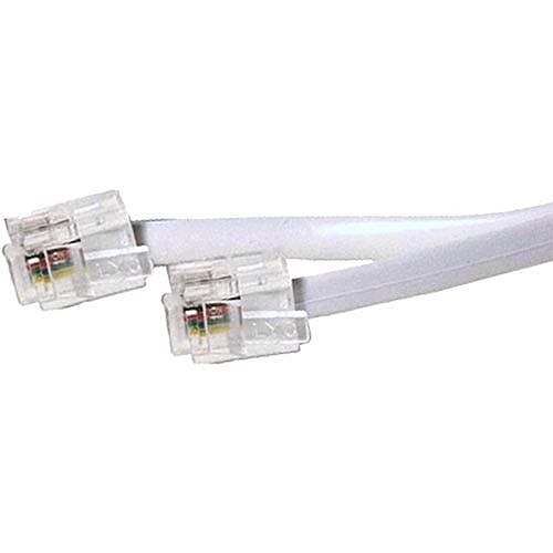 3m RJ11 to RJ11 Cable 6P4C, Flat White