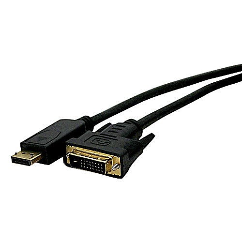 1m DisplayPort to DVI-D Cable Black
