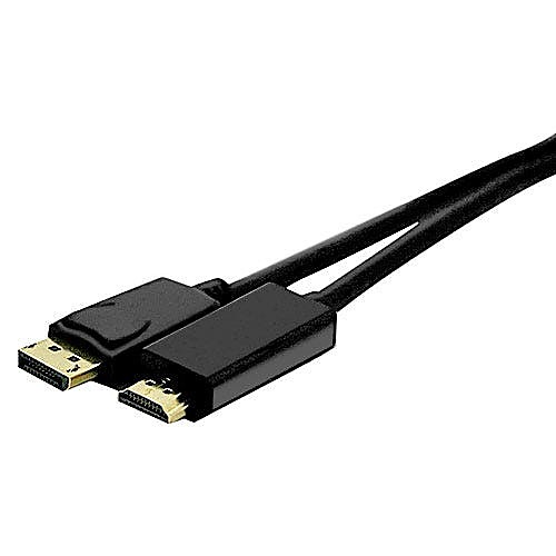 2m Active DisplayPort to HDMI Cable Black
