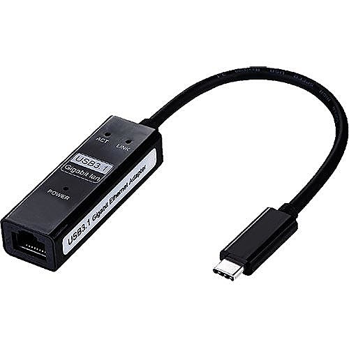 USB-C to Gigabit Ethernet Adapter 20cm Black