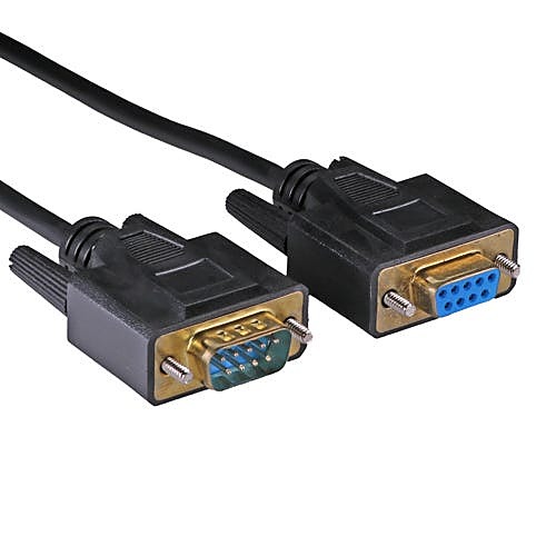 10m RS232 Serial Extension Cable DB9 Male to Female