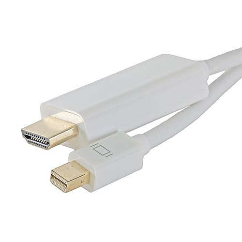1m Mini DisplayPort to HDMI Cable White