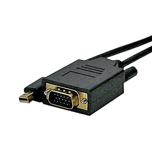 2m Mini DisplayPort to VGA Cable Black