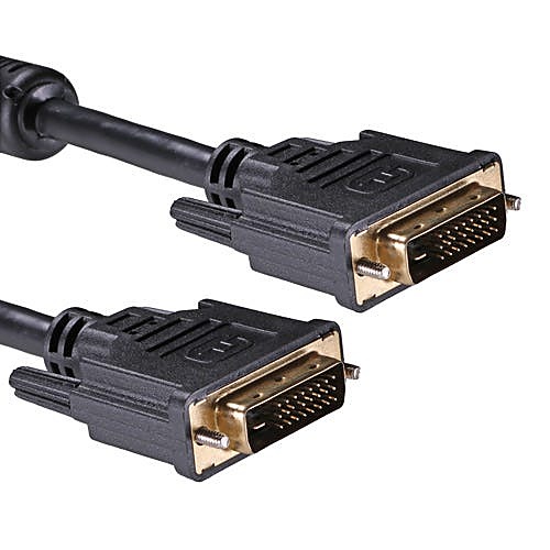 2m DVI-D Dual Link Cable Black