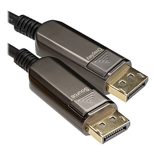 10m DisplayPort 1.4 Fibre Optic Cable LSZH