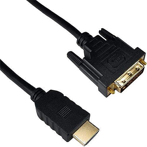 1m HDMI to DVI-D Cable 1080p Black