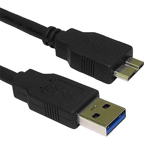 2m USB 3.0 A to Micro B Cable Black