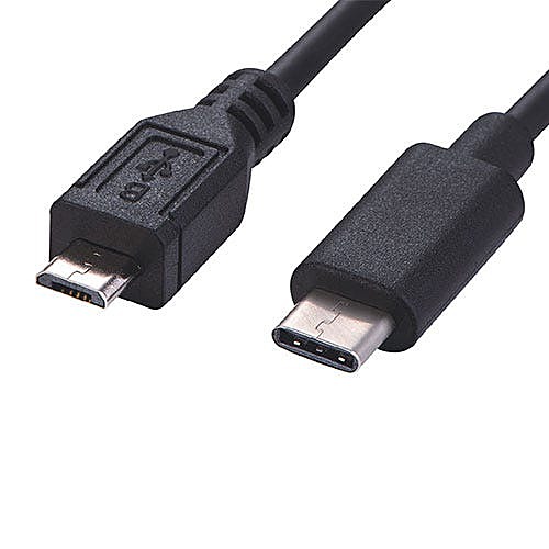2m USB-C to Micro USB Cable Black