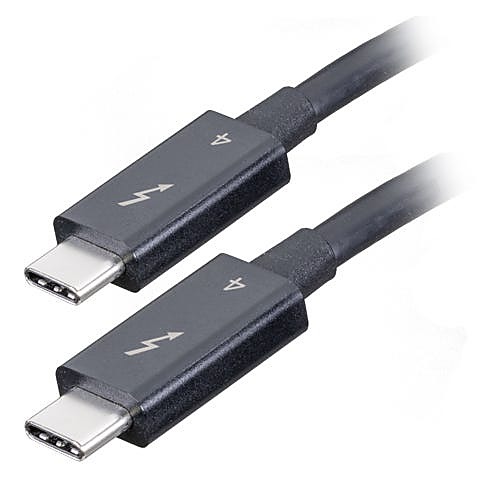 0.7m Thunderbolt 4 Cable 40Gbps 8K, Passive