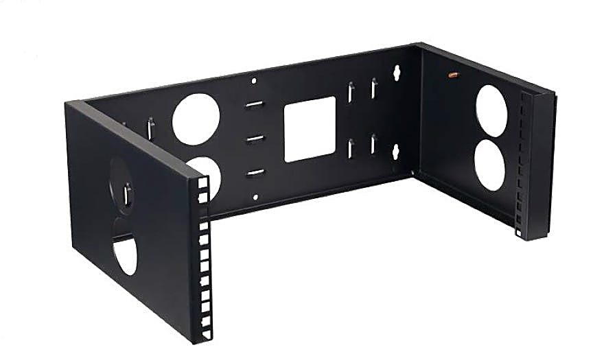 2U 19 Inch Hinged Wall Mount Bracket 300mm